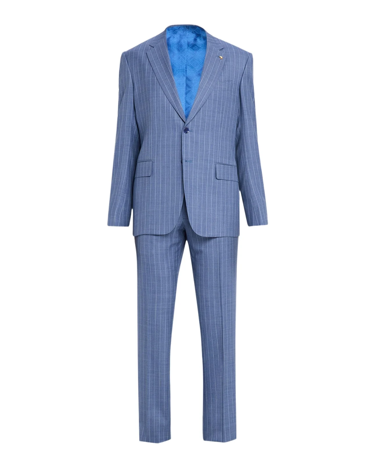 Stefano Ricci Men's Chalkstripe Wool and Silk Two-Piece Suit