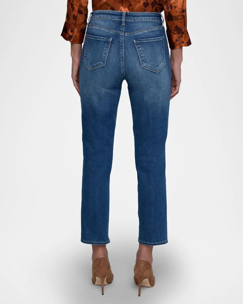 L'Agence Celestia Straight Cropped Jeans | Thumbnail 3