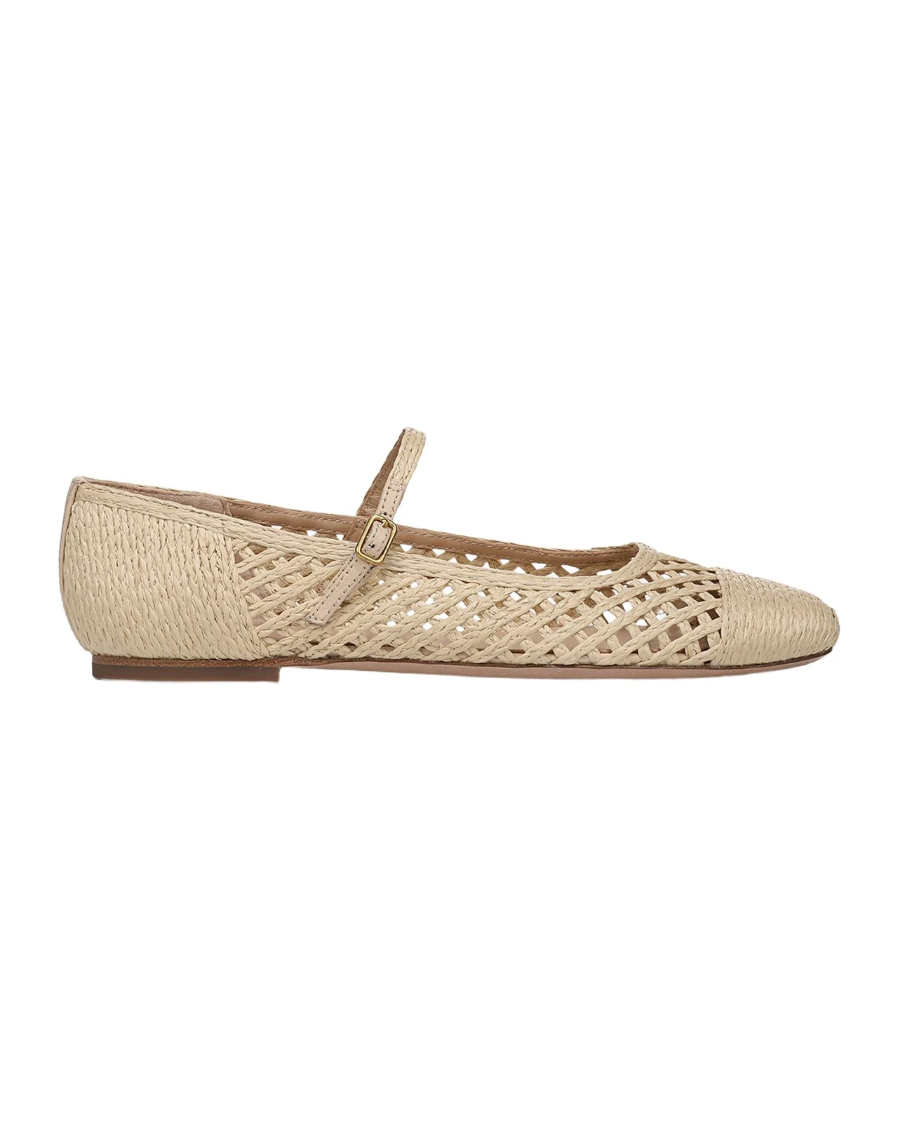 Ellie Raffia Ballerina Flats