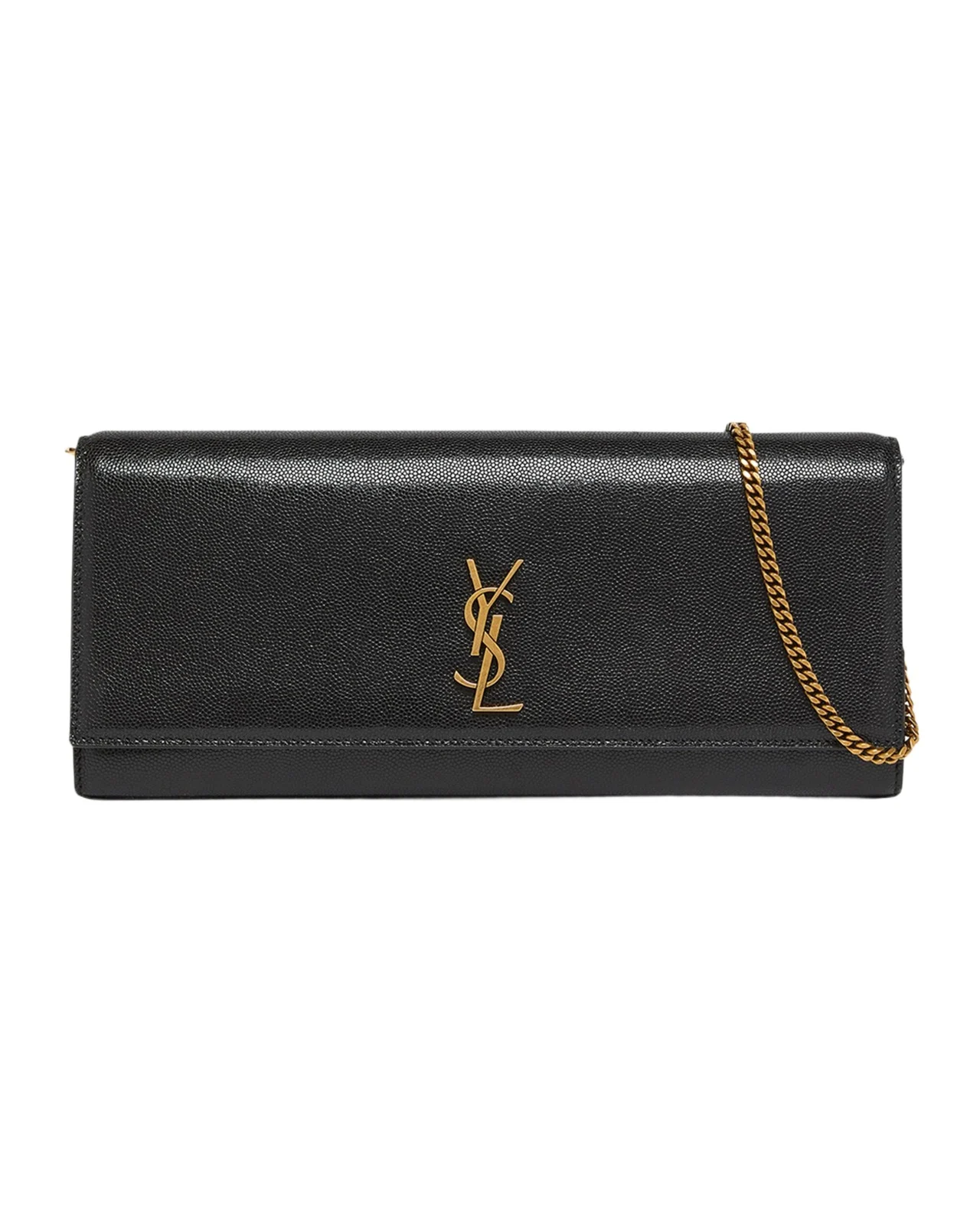 Kate YSL Pebbled Leather Clutch Bag