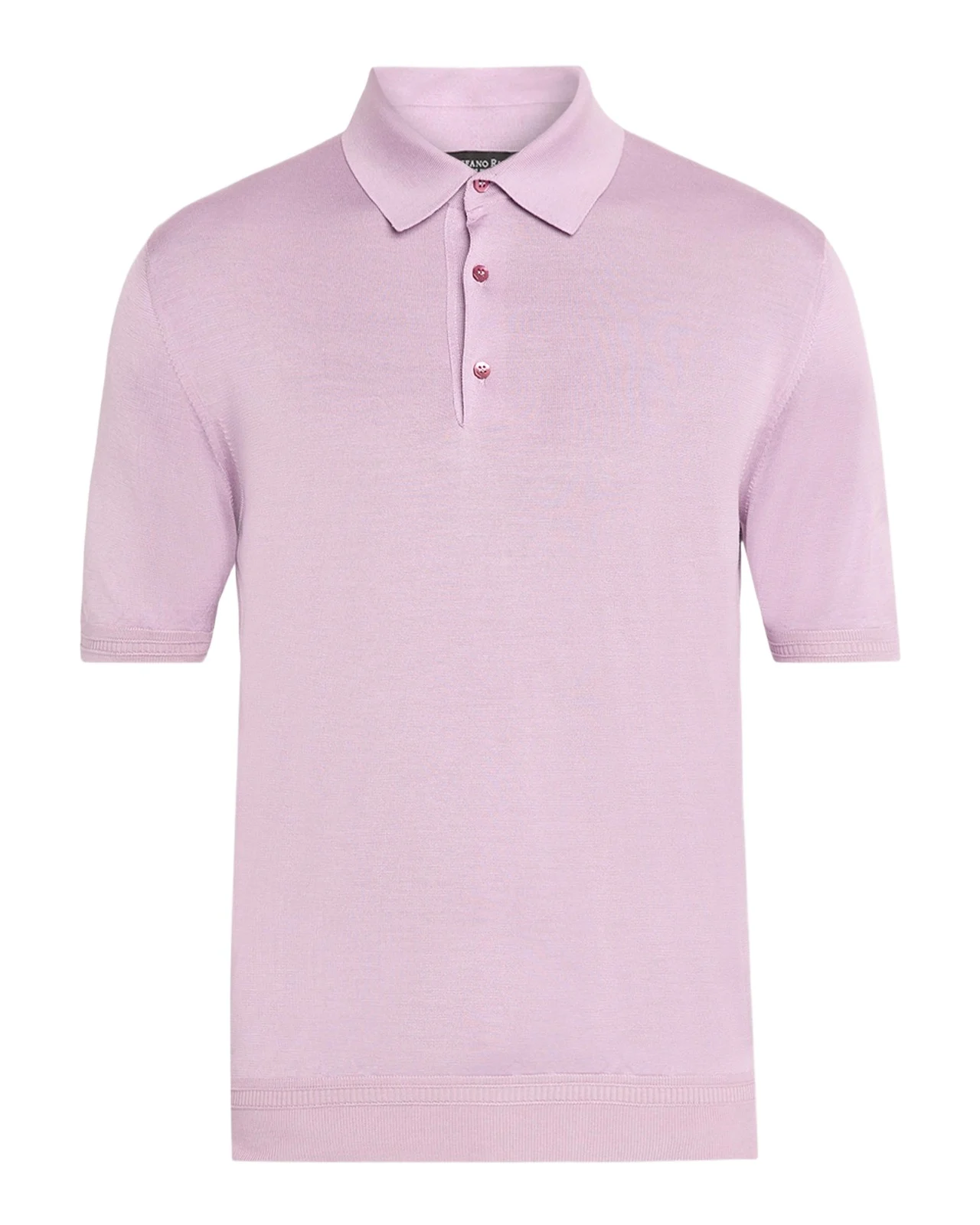 Men's Silk Knit Polo Shirt Men's Silk Knit Polo Shirt