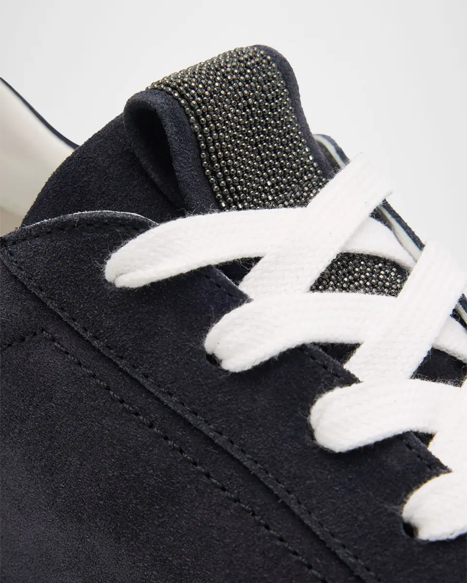 Brunello Cucinelli Monili Suede Low-Top Sneakers | Thumbnail 5 Brunello Cucinelli Monili Suede Low-Top Sneakers | Thumbnail 5