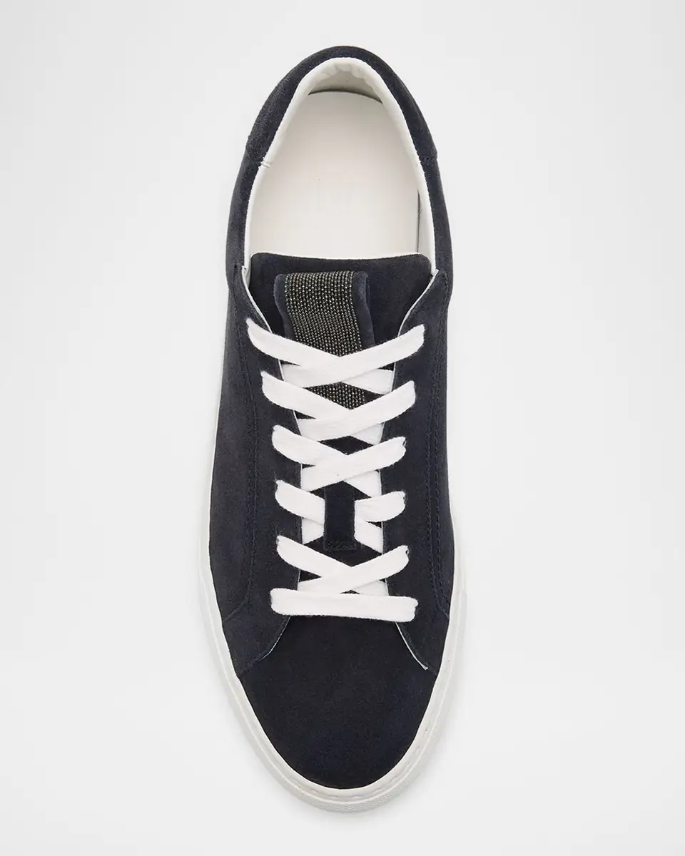 Brunello Cucinelli Monili Suede Low-Top Sneakers | Thumbnail 6 Brunello Cucinelli Monili Suede Low-Top Sneakers | Thumbnail 6
