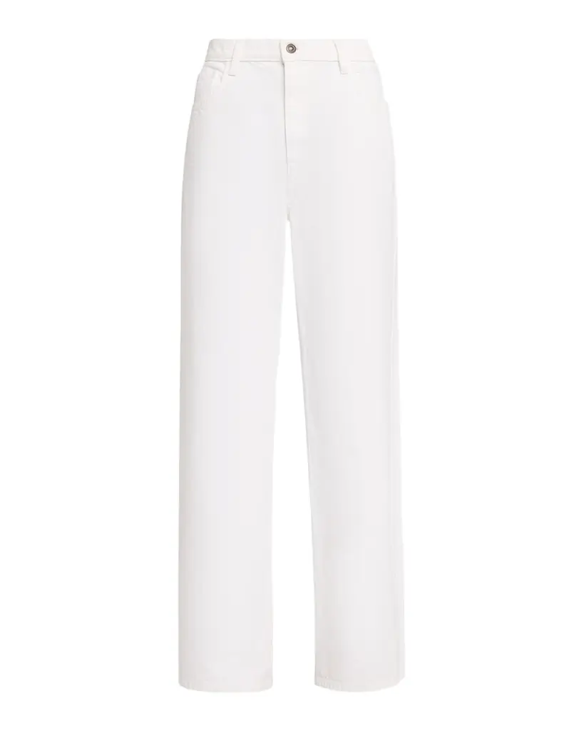 Lafayette 148 New York Straight-Leg Cotton Denim Jeans