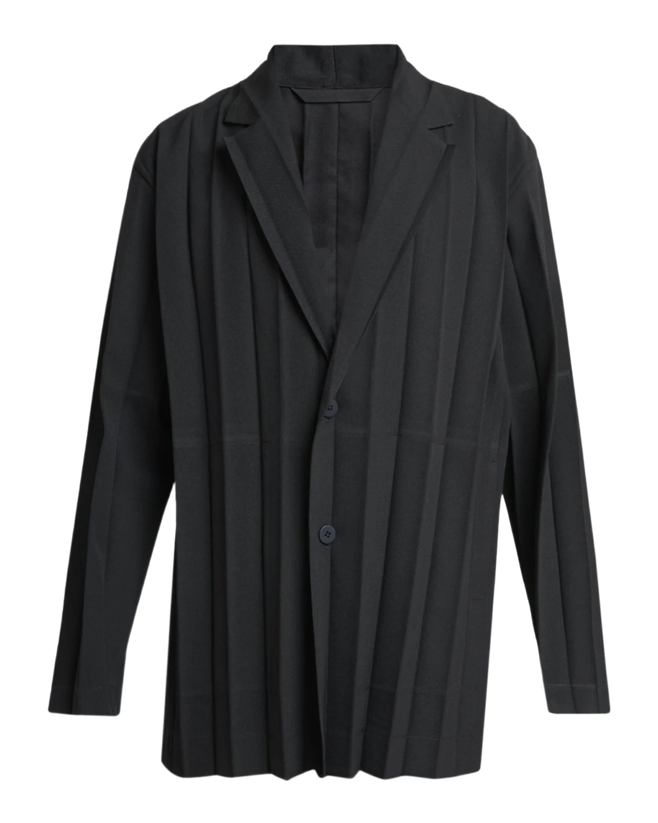 Men's Edge Ensemble Single-Breasted Pleated Jacket Men's Edge Ensemble Single-Breasted Pleated Jacket