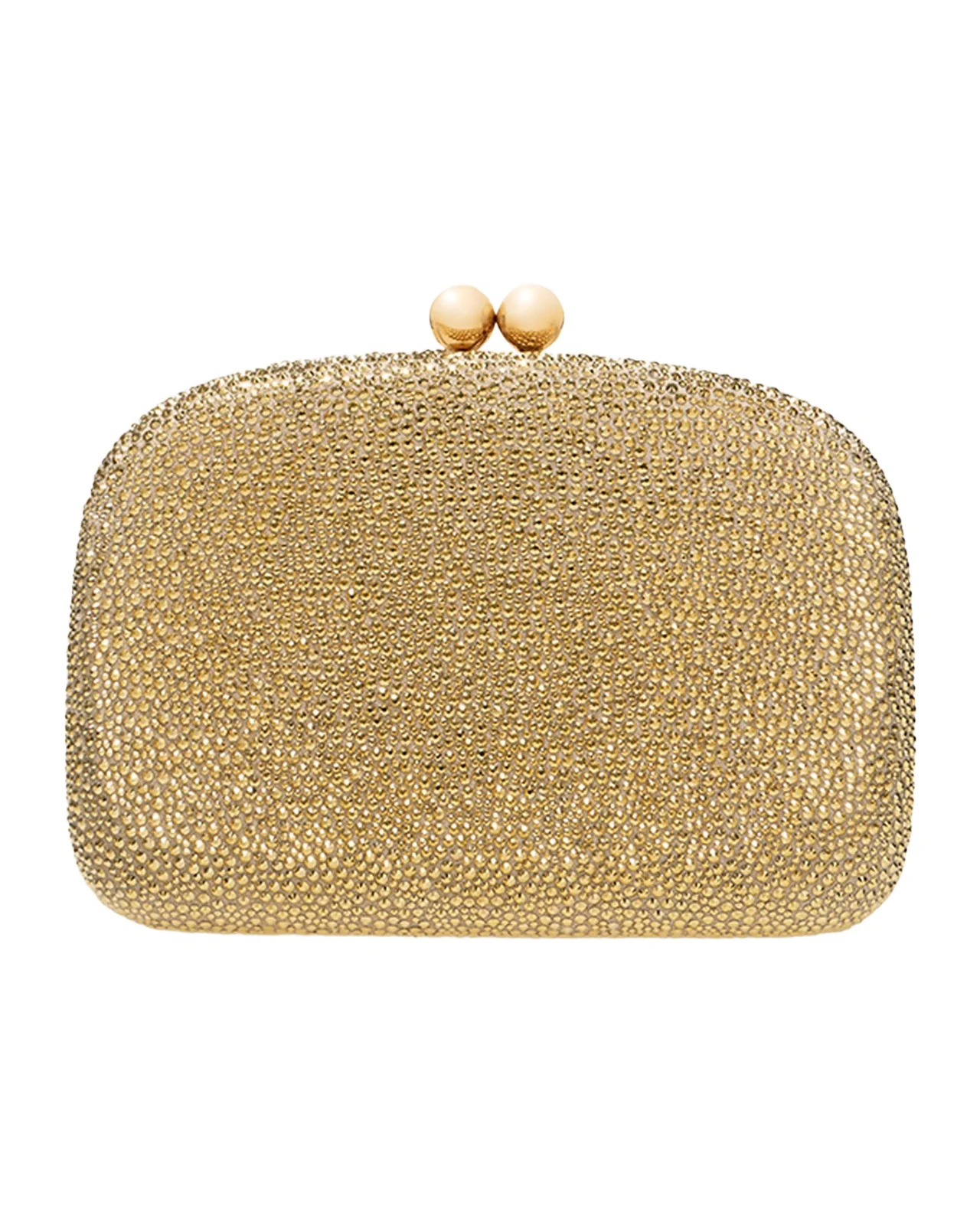 Vega Crystal-Embellished Suede Clutch Bag Vega Crystal-Embellished Suede Clutch Bag