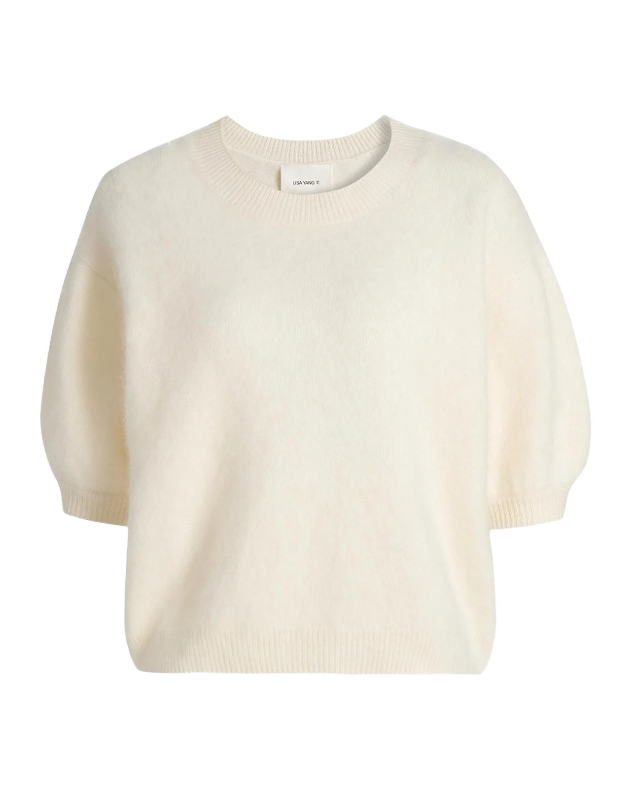 Juniper Short-Sleeve Cashmere Sweater Juniper Short-Sleeve Cashmere Sweater