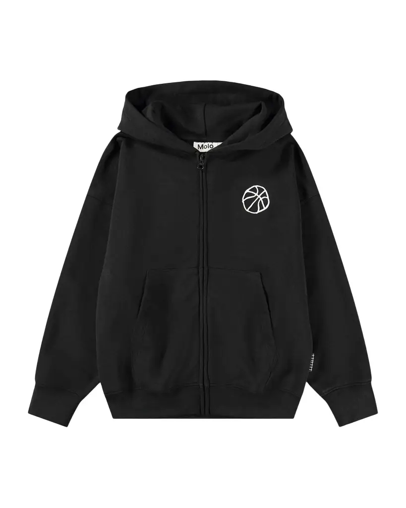 Boy's Marley Embroidered Zip Hoodie
