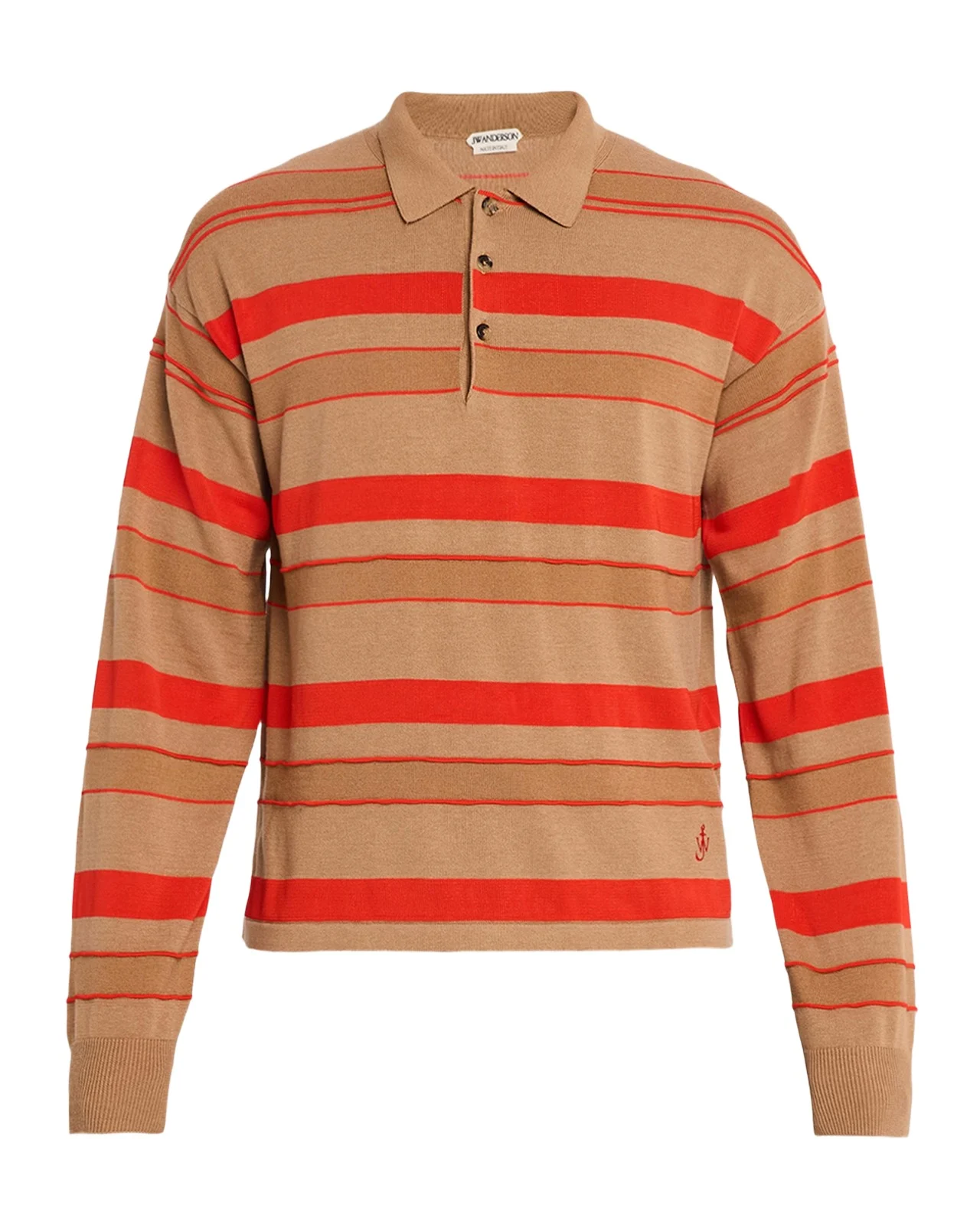 Men's Multi-Stripe Knit Rugby Shirt Men's Multi-Stripe Knit Rugby Shirt