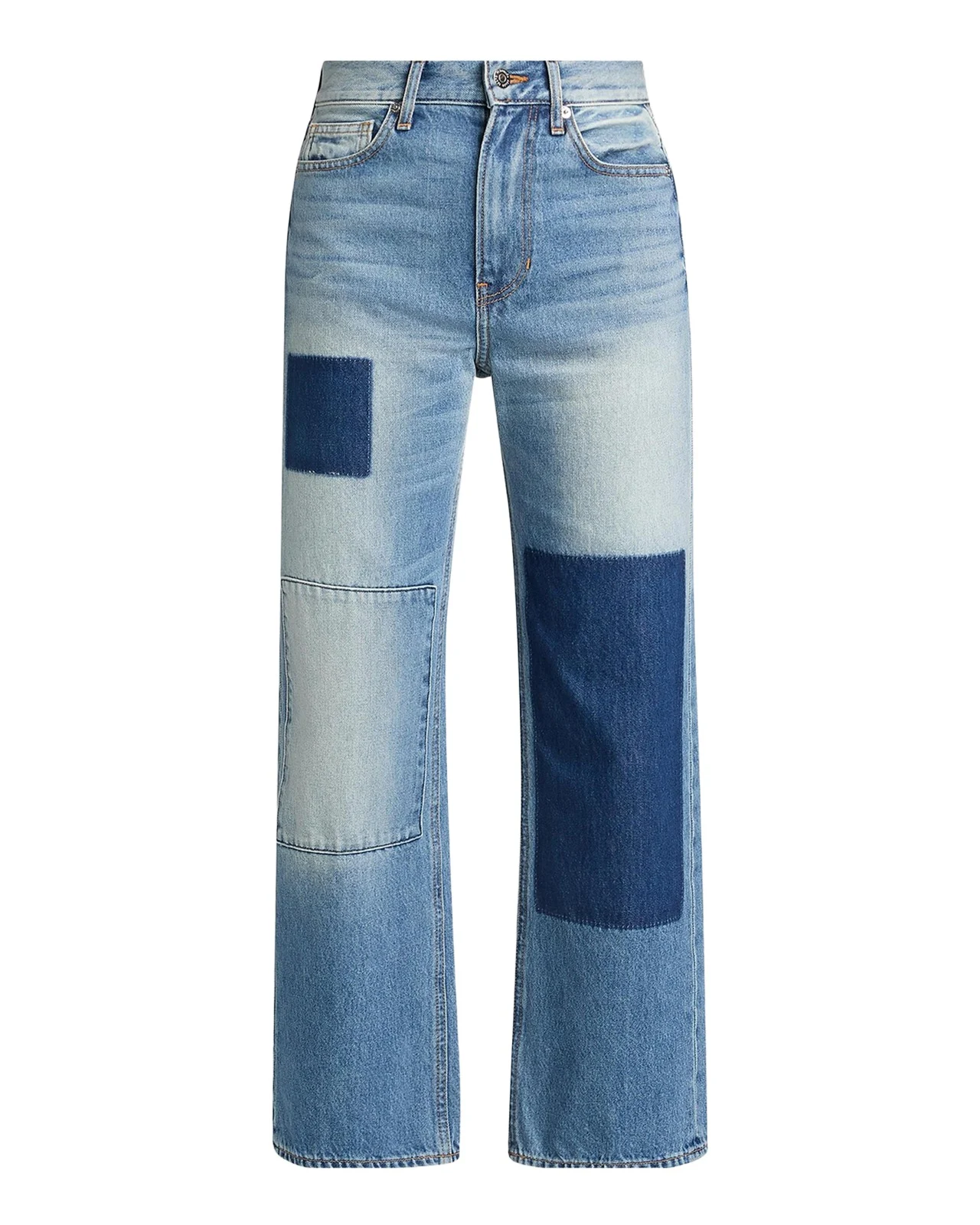 Dylan Patchwork High-Rise Ankle Jeans Dylan Patchwork High-Rise Ankle Jeans
