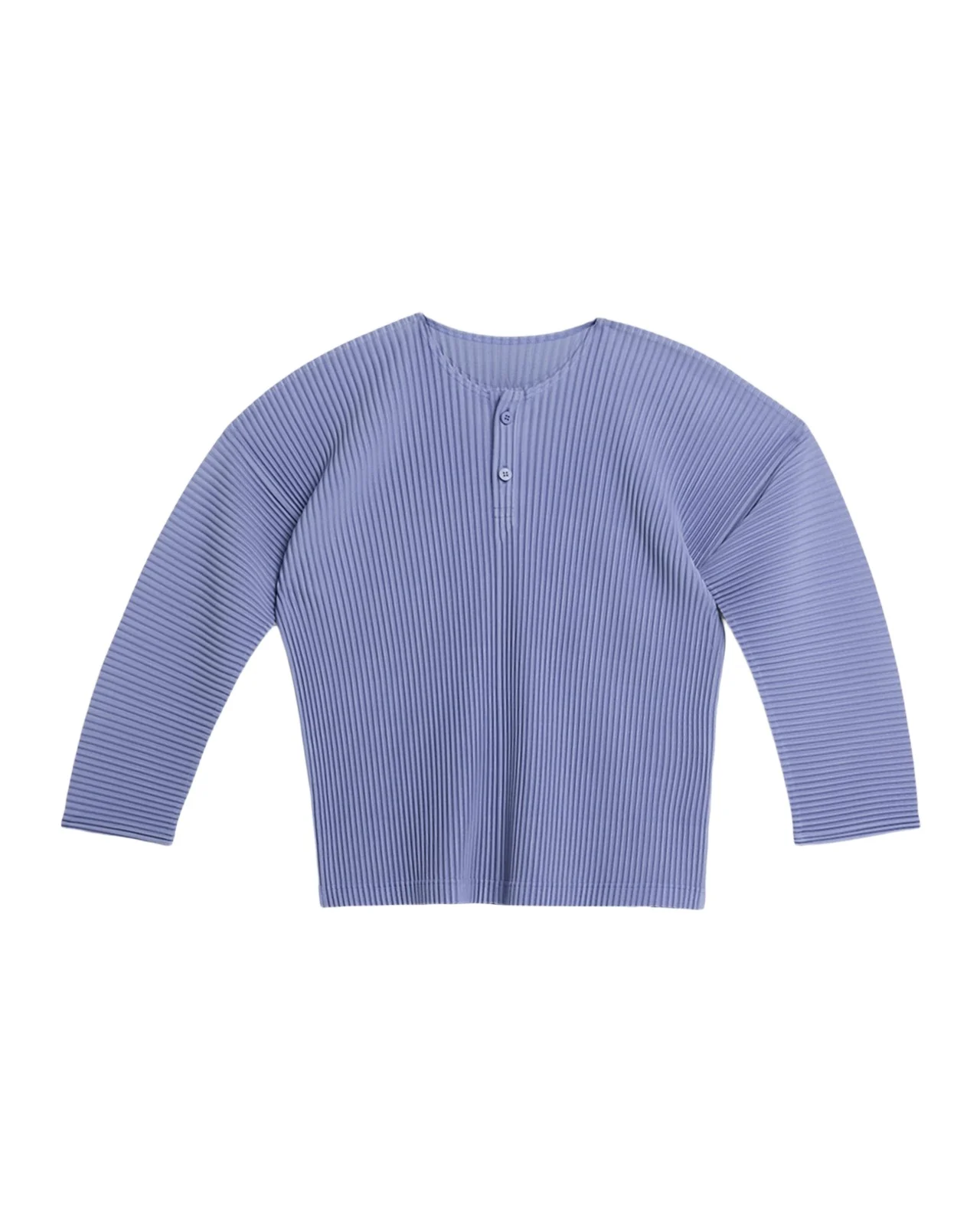 Homme Plissé Issey Miyake Men's Monthly Colors Pleated Long-Sleeve Shirt
