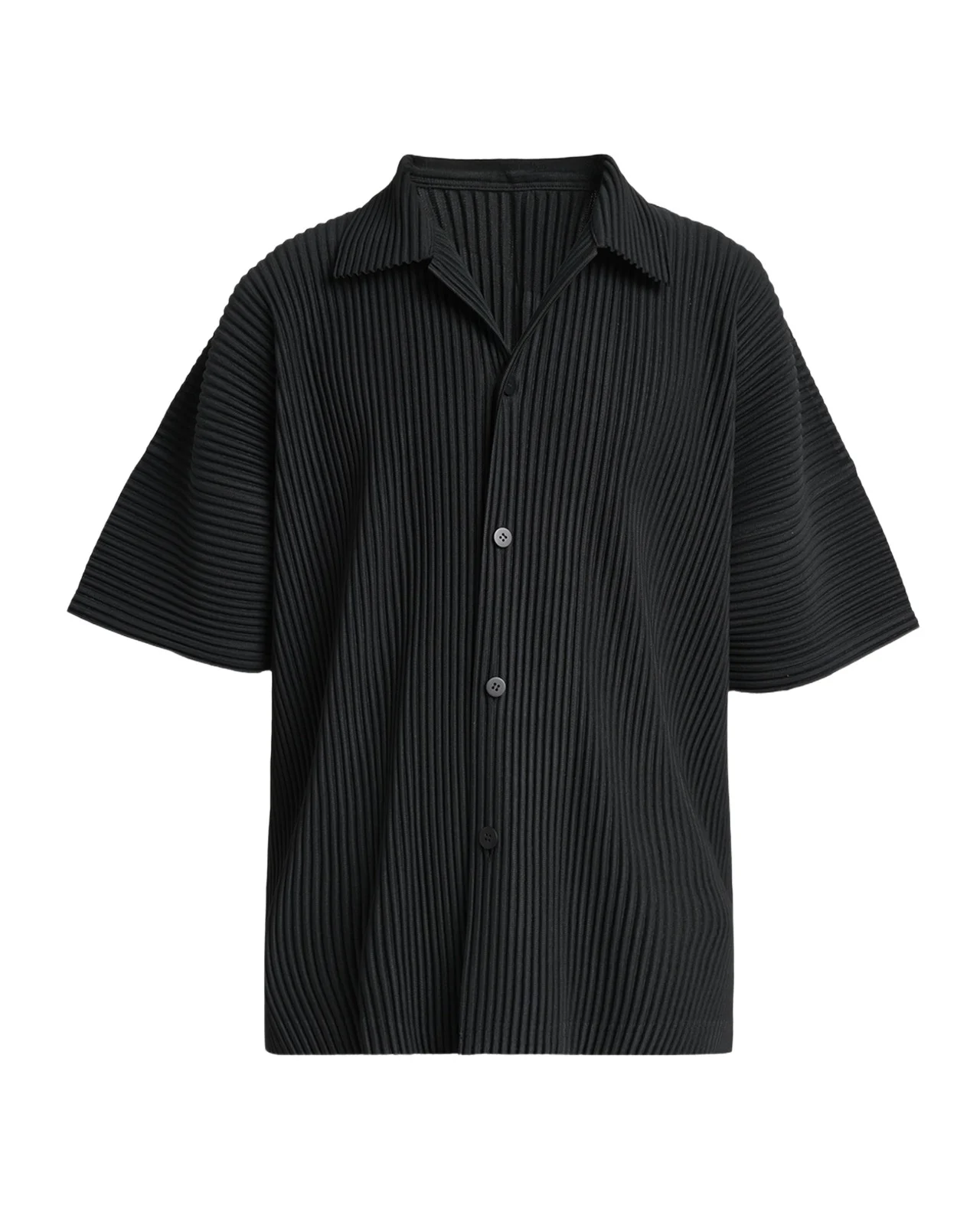 Men's Monthly Colors July Pleated Short-Sleeve Shirt Men's Monthly Colors July Pleated Short-Sleeve Shirt
