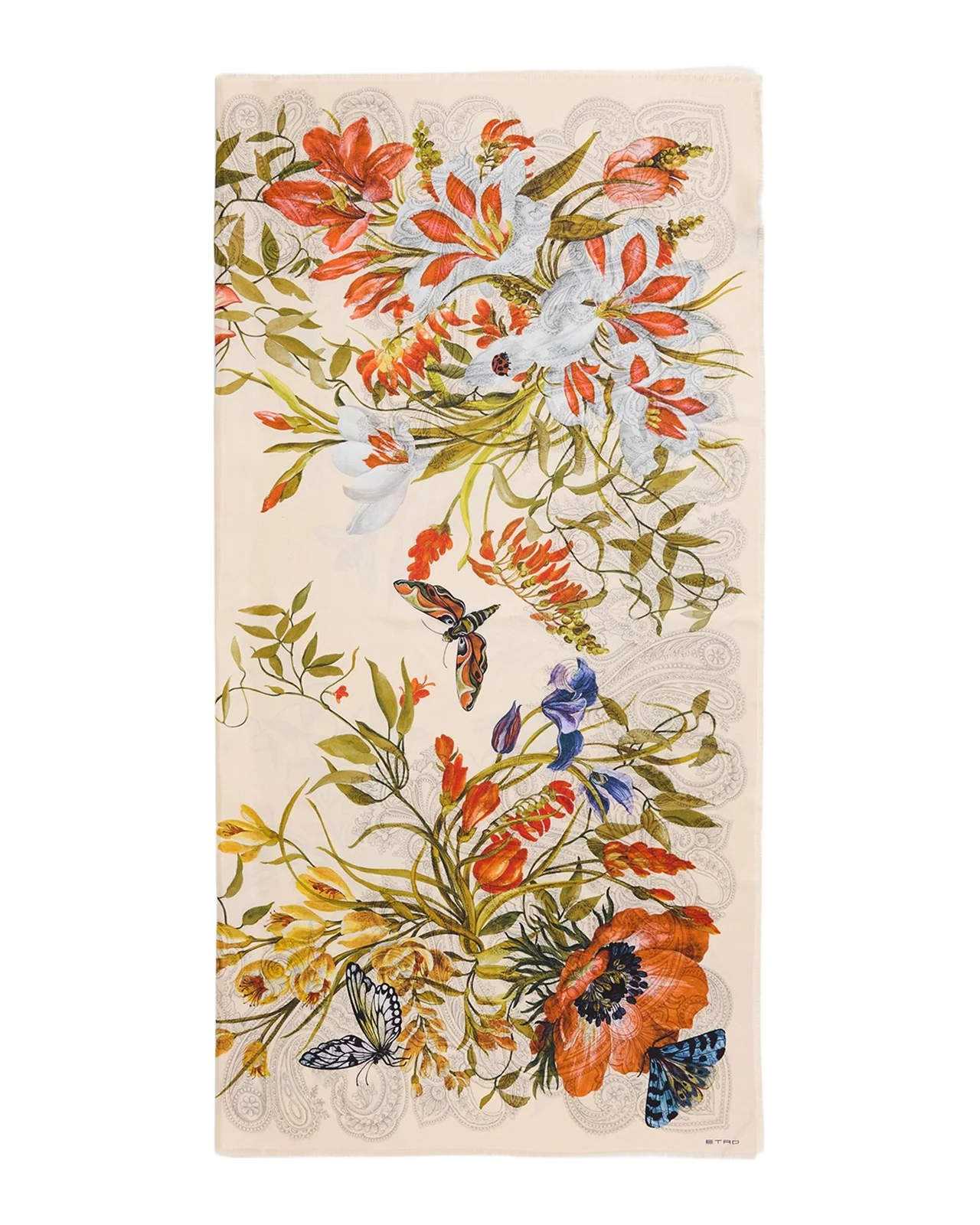Boheme Floral Silk Scarf Boheme Floral Silk Scarf
