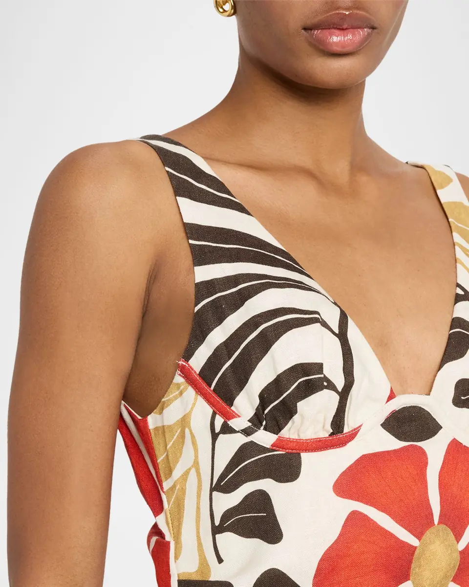 SIR. Julietta Balconette Midi Dress | Thumbnail 5 SIR. Julietta Balconette Midi Dress | Thumbnail 5