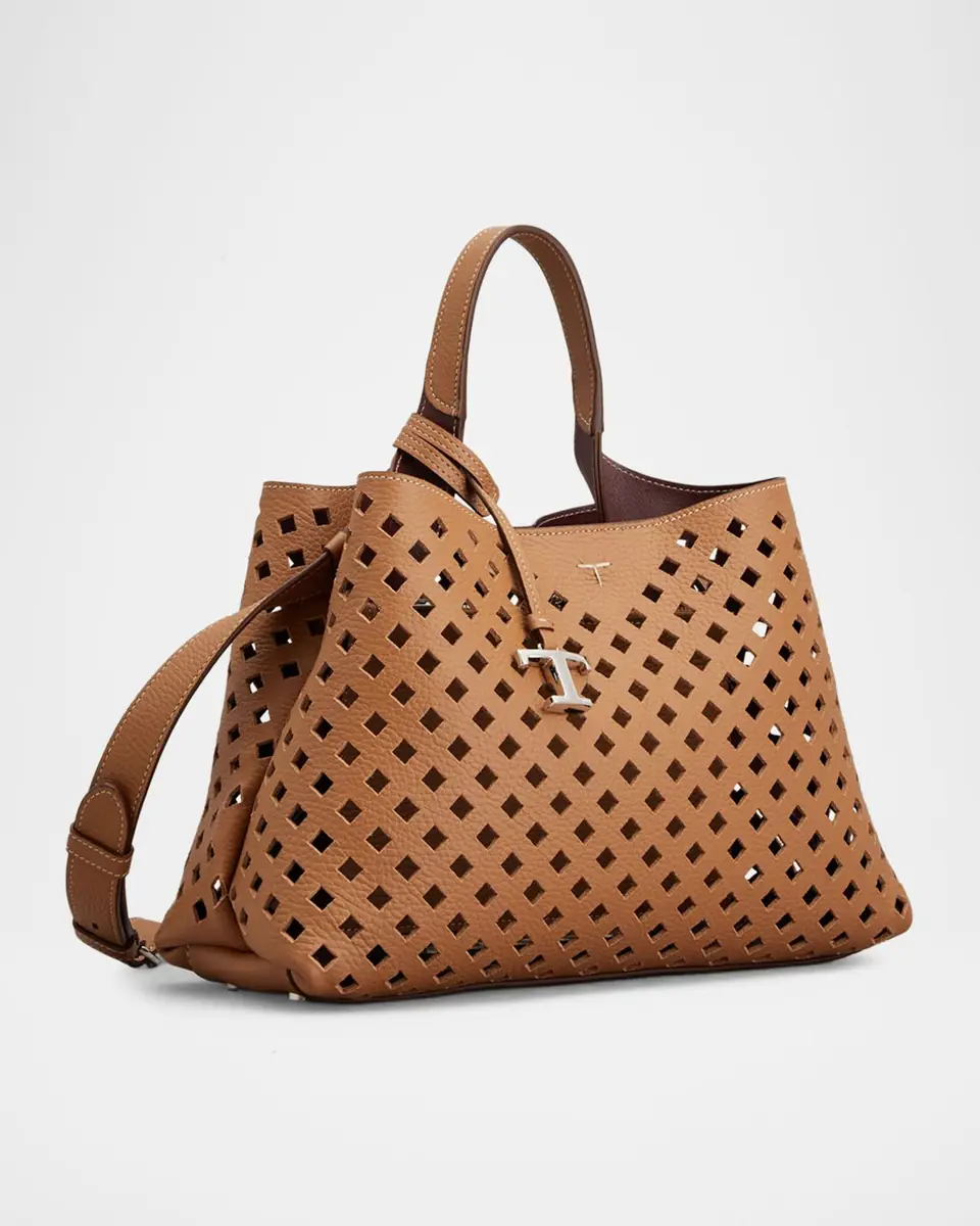Tod's Micro Timeless T Cutout Leather Shoulder Bag | Thumbnail 2