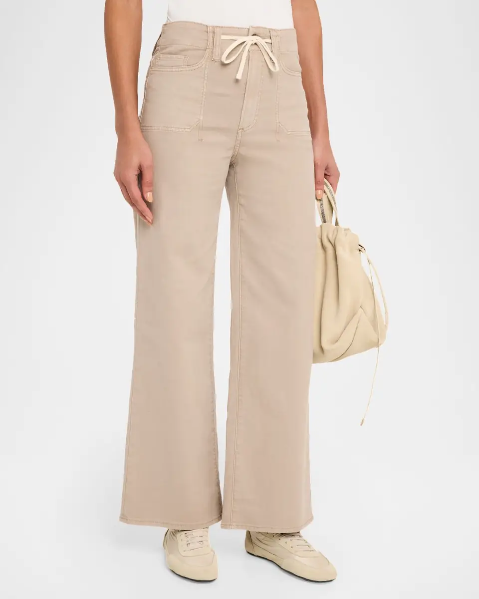 PAIGE Ari Wide-Leg Drawstring Utility Jeans | Thumbnail 4 PAIGE Ari Wide-Leg Drawstring Utility Jeans | Thumbnail 4