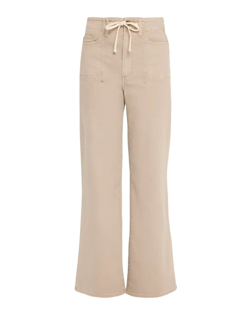 PAIGE Ari Wide-Leg Drawstring Utility Jeans | Image 1 PAIGE Ari Wide-Leg Drawstring Utility Jeans | Image 1