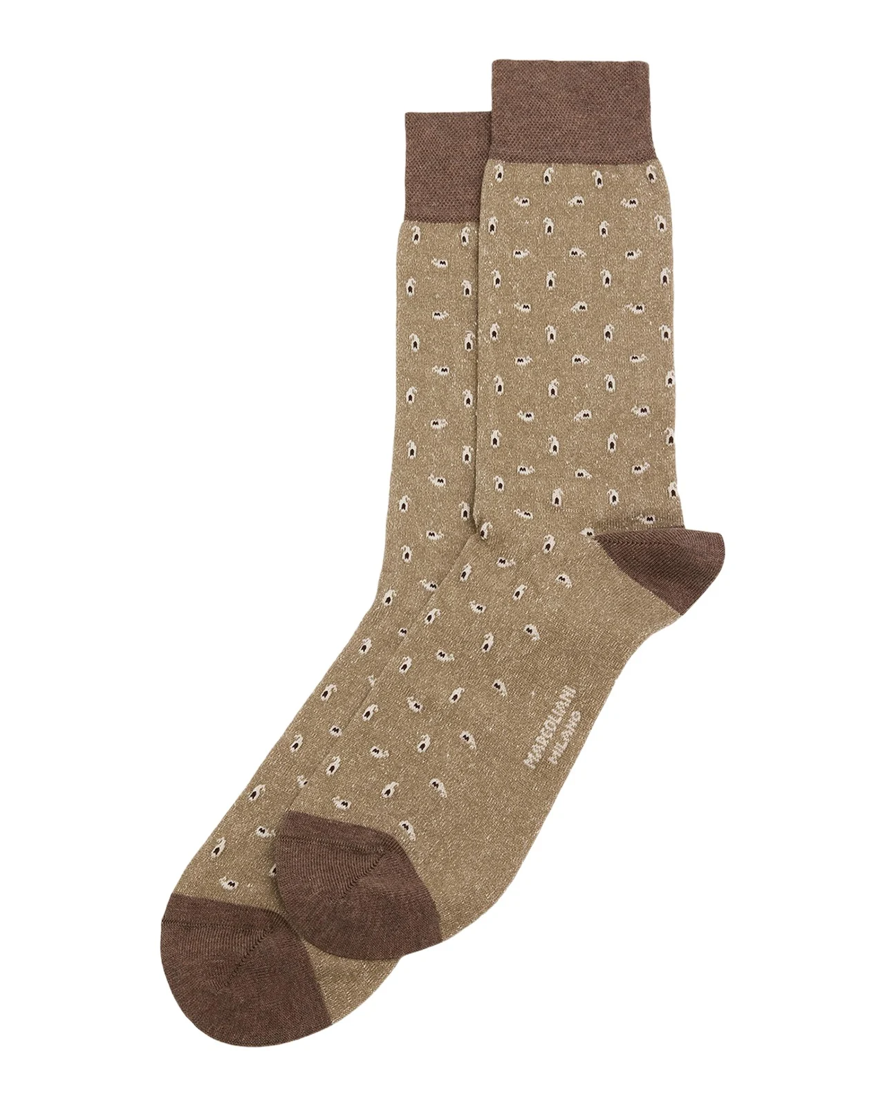 Marcoliani Men's Paisley-Print Crew Socks