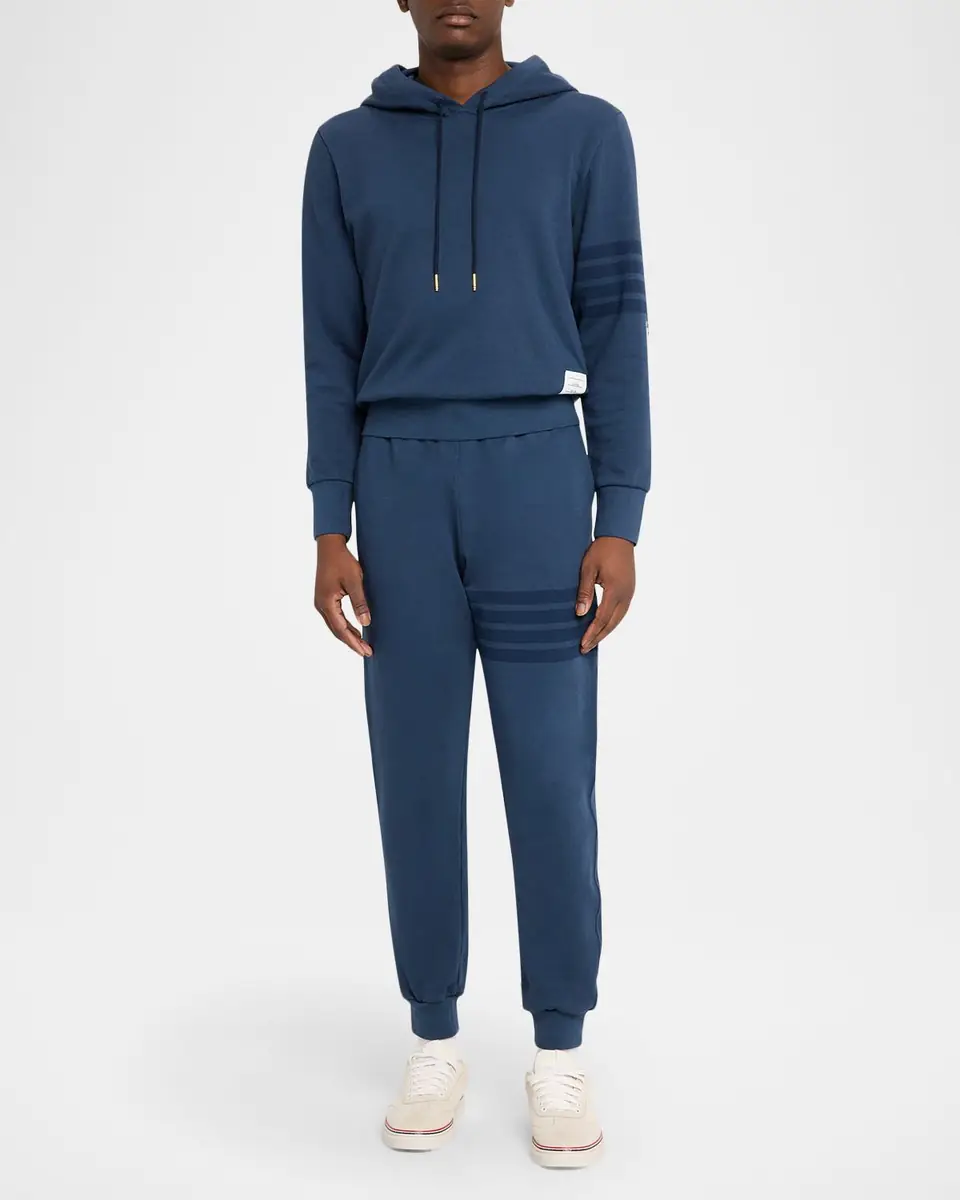 Thom Browne Men's 4-Bar Cotton Sweatpants | Thumbnail 2 Thom Browne Men's 4-Bar Cotton Sweatpants | Thumbnail 2