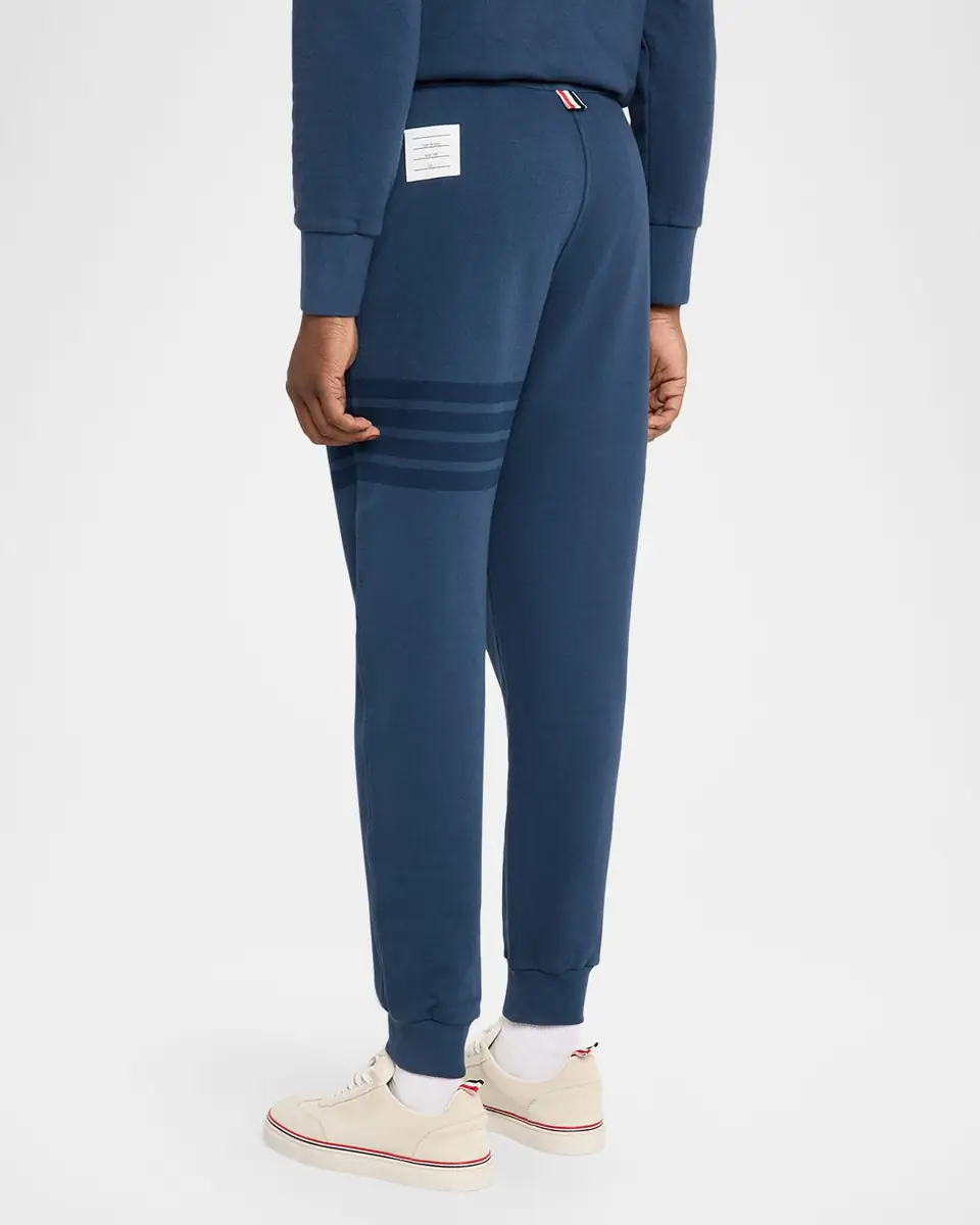 Thom Browne Men's 4-Bar Cotton Sweatpants | Thumbnail 3 Thom Browne Men's 4-Bar Cotton Sweatpants | Thumbnail 3
