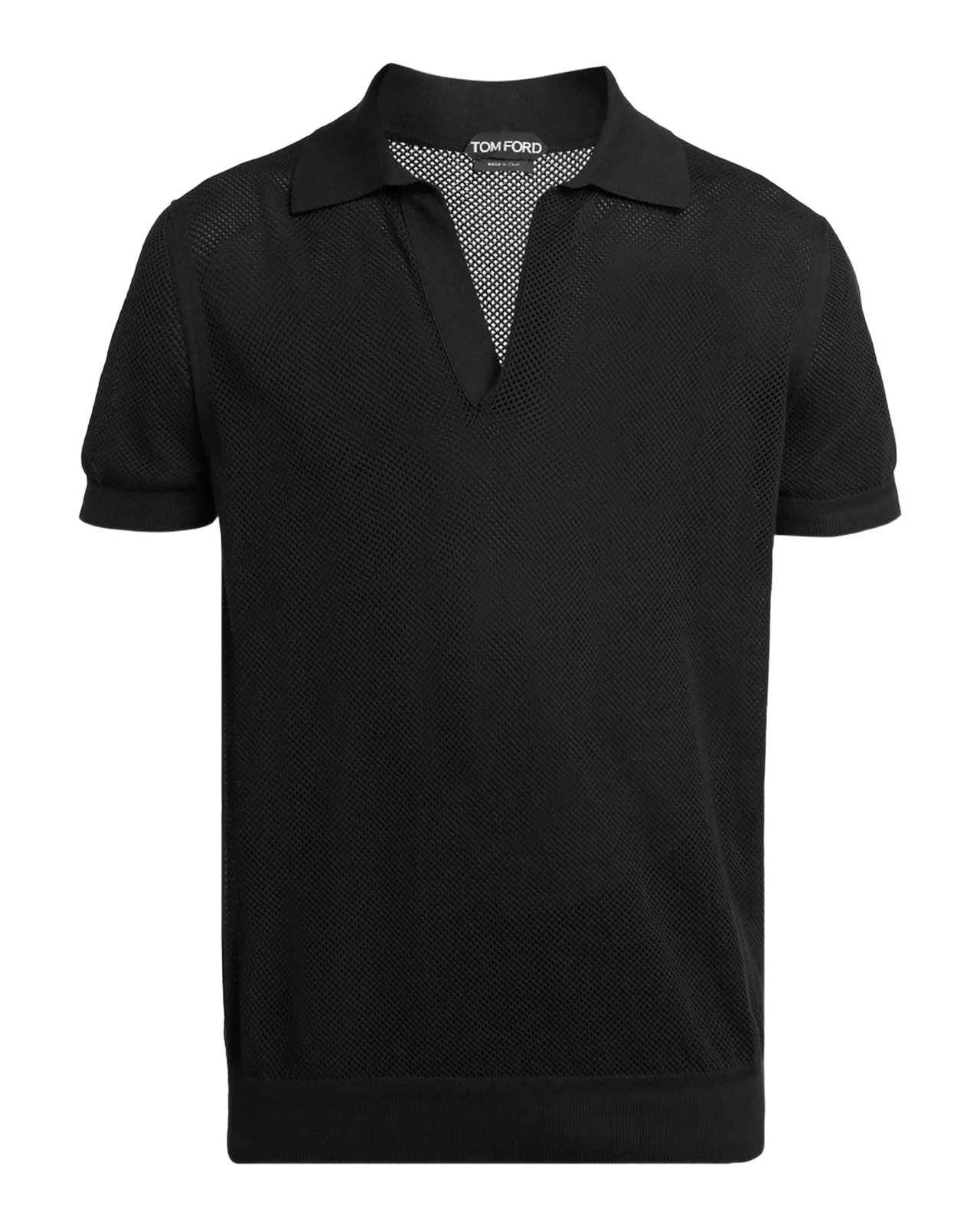 Men's Cotton Silk Mesh Polo