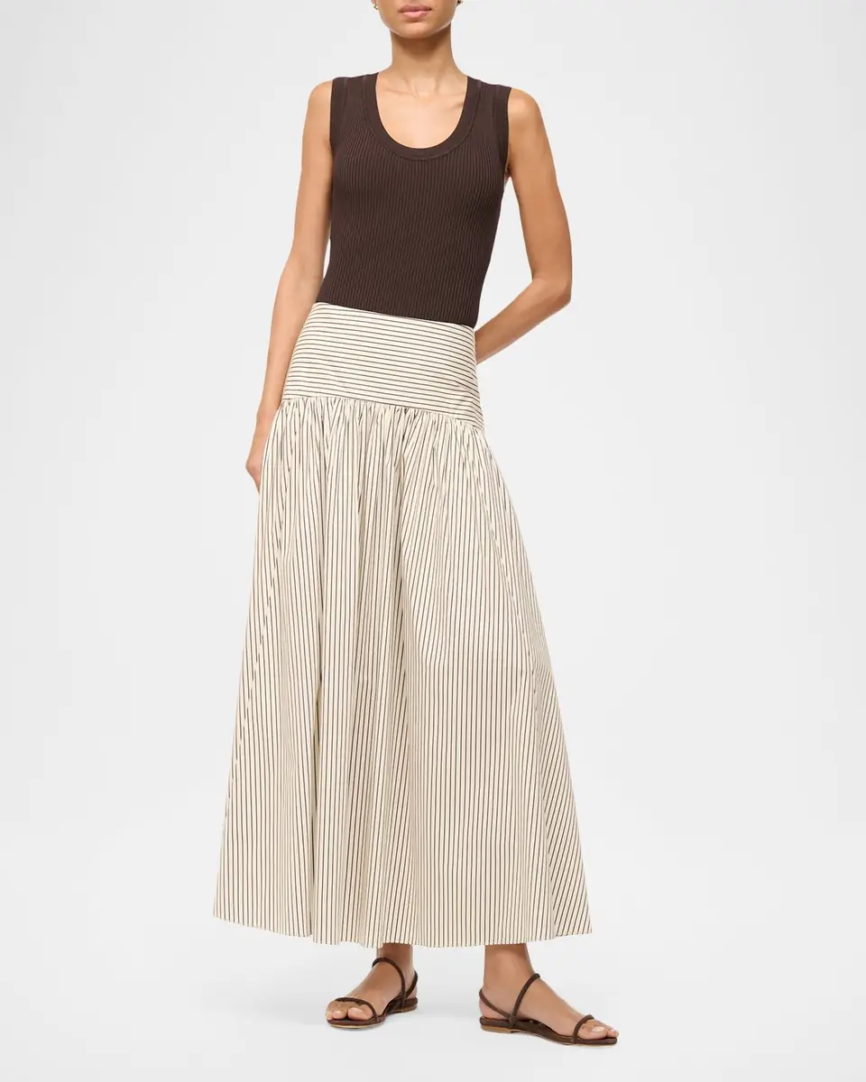 Staud Procida Striped Maxi Skirt | Thumbnail 2 Staud Procida Striped Maxi Skirt | Thumbnail 2