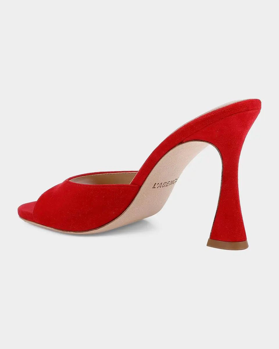 L'Agence 95mm Avery Suede Mules | Thumbnail 2