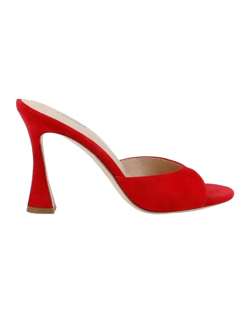 L'Agence 95mm Avery Suede Mules | Image 1 L'Agence 95mm Avery Suede Mules | Image 1