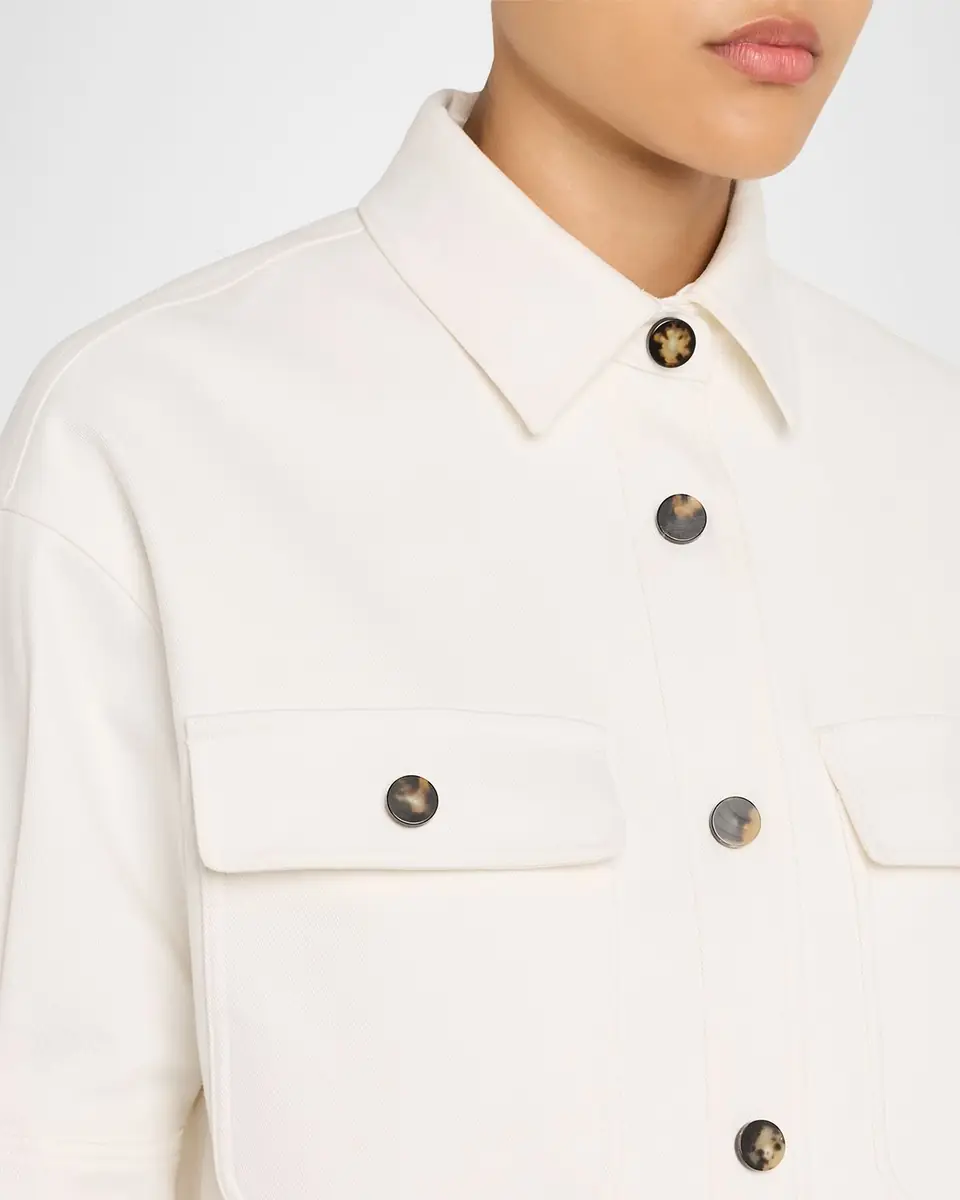 Max Mara Cropped Button-Down Jacket | Thumbnail 5 Max Mara Cropped Button-Down Jacket | Thumbnail 5