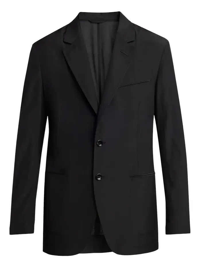 Men's Besom-Pocket Single-Breasted Blazer Men's Besom-Pocket Single-Breasted Blazer