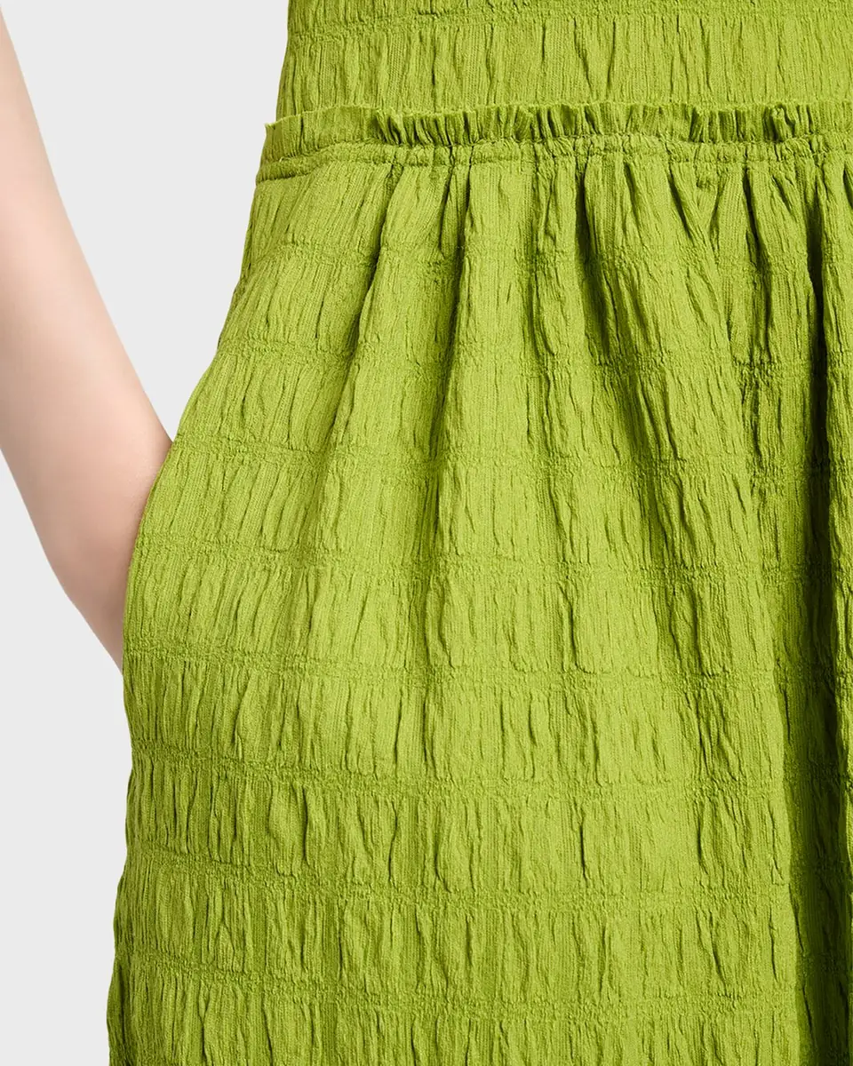 Proenza Schouler White Label Zoira Sleeveless Textured Cotton Maxi Dress | Thumbnail 5 Proenza Schouler White Label Zoira Sleeveless Textured Cotton Maxi Dress | Thumbnail 5