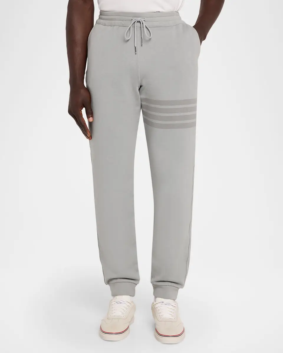 Thom Browne Men's 4-Bar Cotton Sweatpants | Thumbnail 4