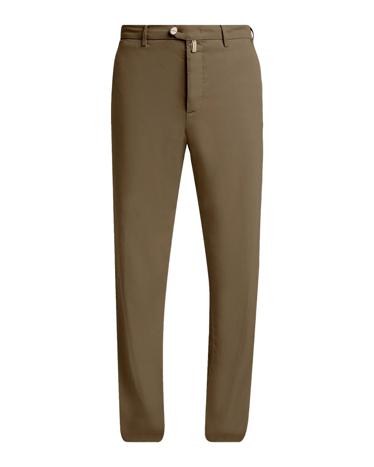 Kiton Men's Lyocell Stretch Straight Leg Flat-Front Pants