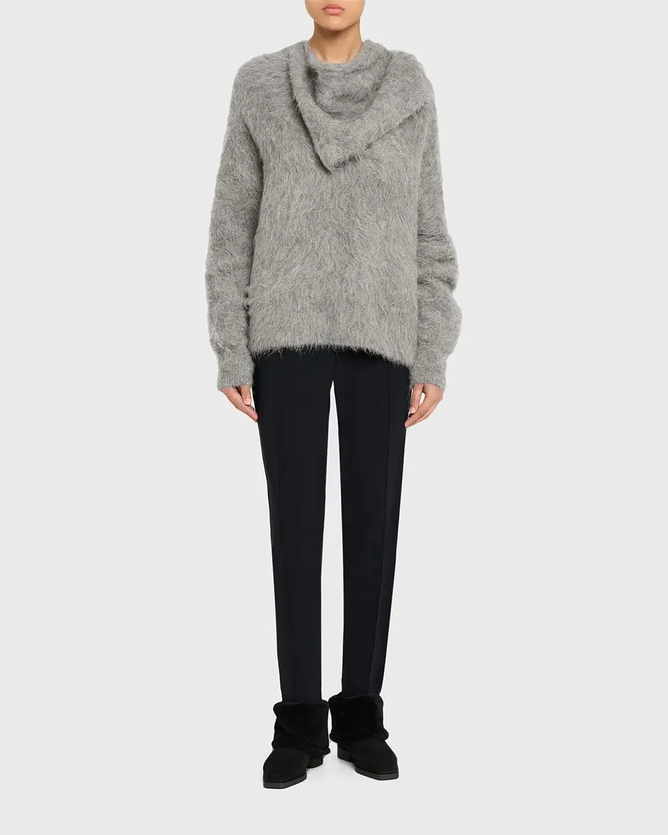 Toteme Fold Down Shearling Suede Ankle Boots | Thumbnail 3 Toteme Fold Down Shearling Suede Ankle Boots | Thumbnail 3