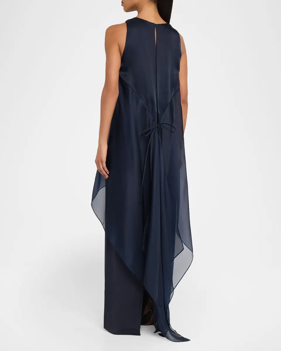 Lafayette 148 New York Sleeveless Layered Organza Silk Gown | Thumbnail 3 Lafayette 148 New York Sleeveless Layered Organza Silk Gown | Thumbnail 3