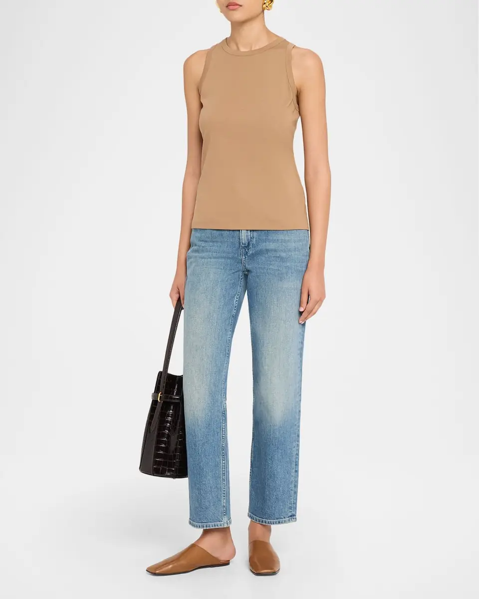 Lafayette 148 New York Swiss Cotton Rib Racerback Tank | Thumbnail 2 Lafayette 148 New York Swiss Cotton Rib Racerback Tank | Thumbnail 2
