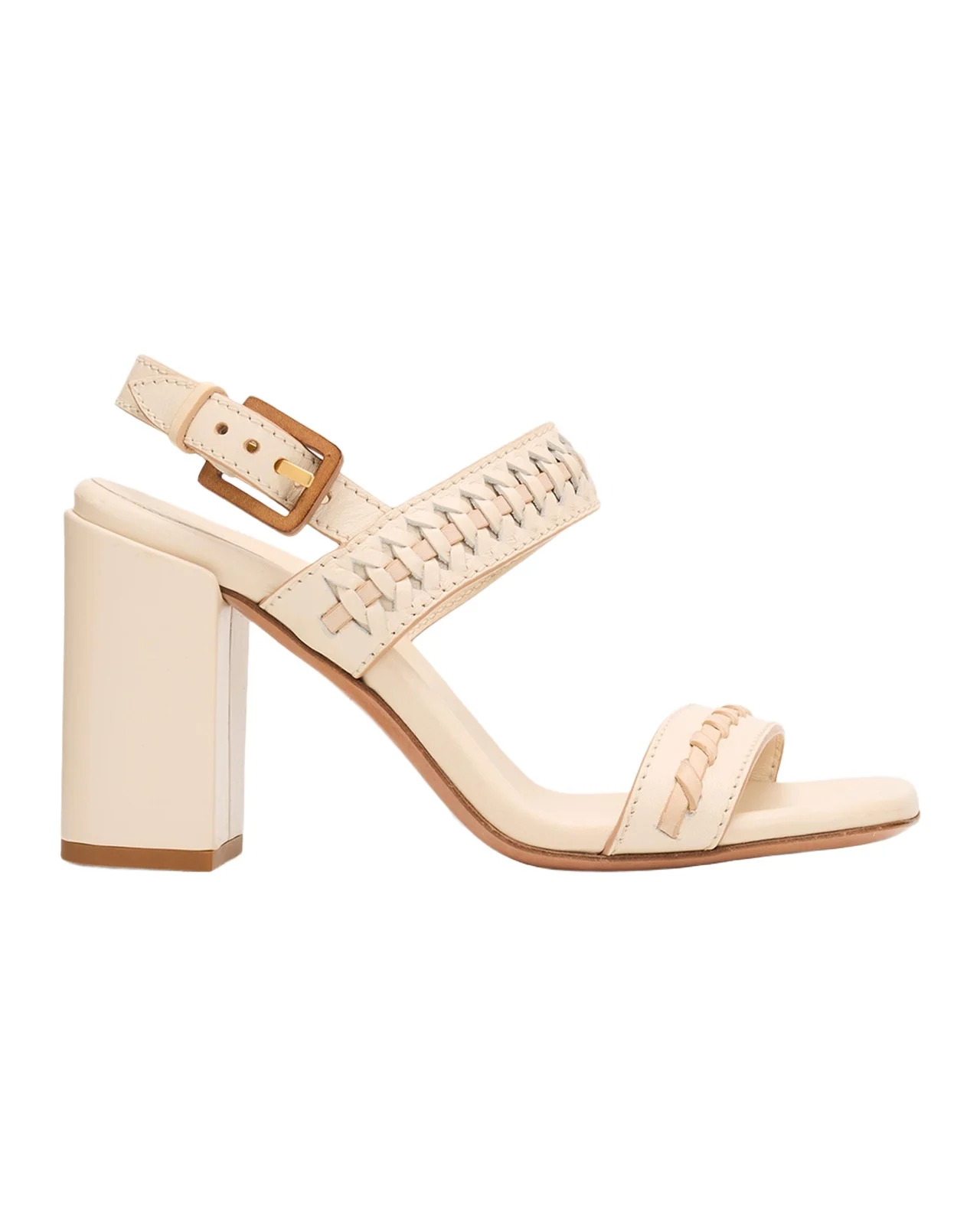 Zimmermann 85mm Alchemy Leather Block-Heel Sandals