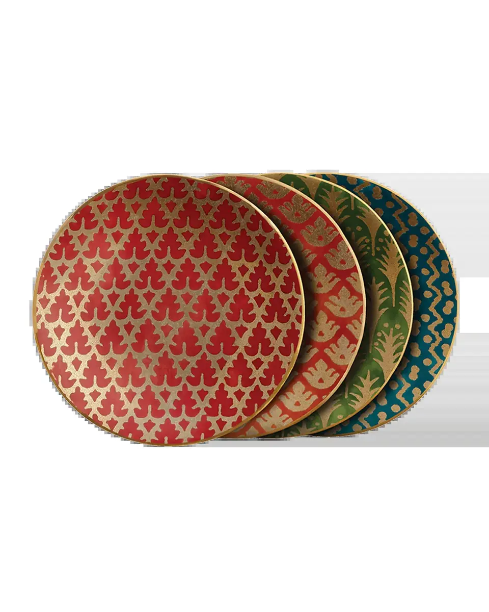 L'Objet Fortuny Assorted Canape Plates, Set of 4 | Thumbnail 2 L'Objet Fortuny Assorted Canape Plates, Set of 4 | Thumbnail 2