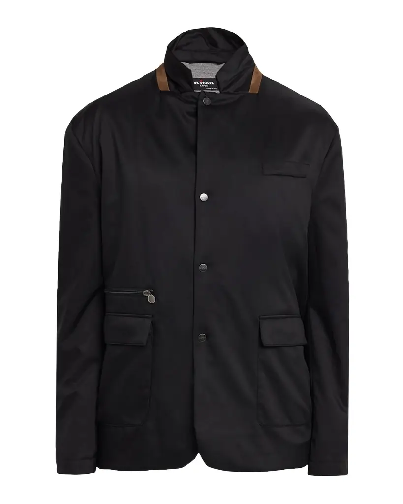 Kiton Men's Wool Full-Zip Shirt Jacket | Image 1 Kiton Men's Wool Full-Zip Shirt Jacket | Image 1