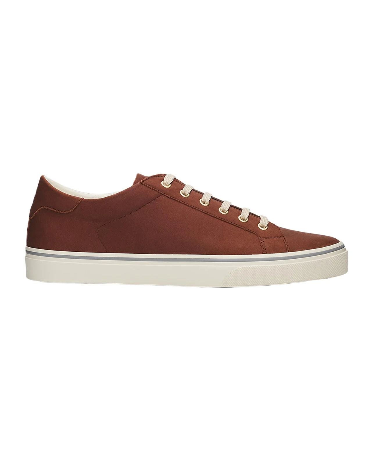 Men's Leather Foiled Logo Low-Top Sneakers Men's Leather Foiled Logo Low-Top Sneakers
