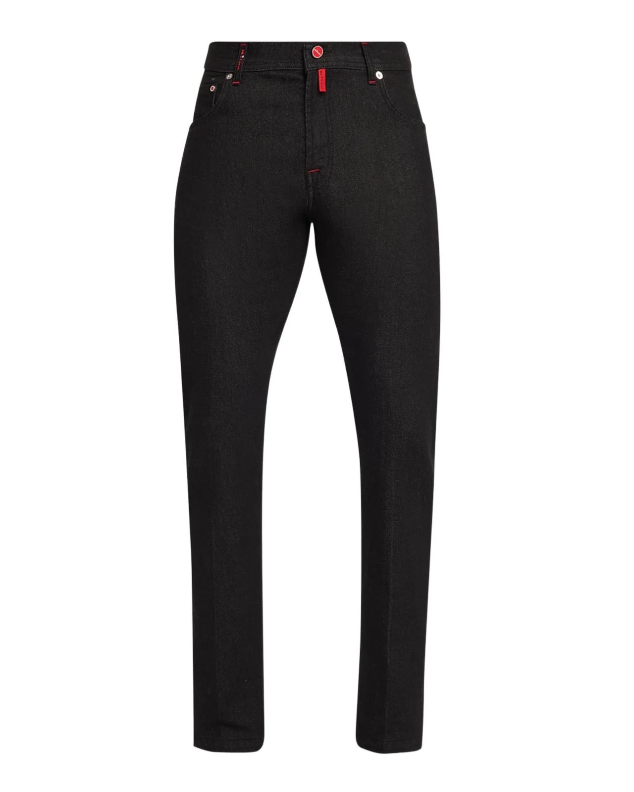 Kiton Men's Black Denim Classic-Fit Pants