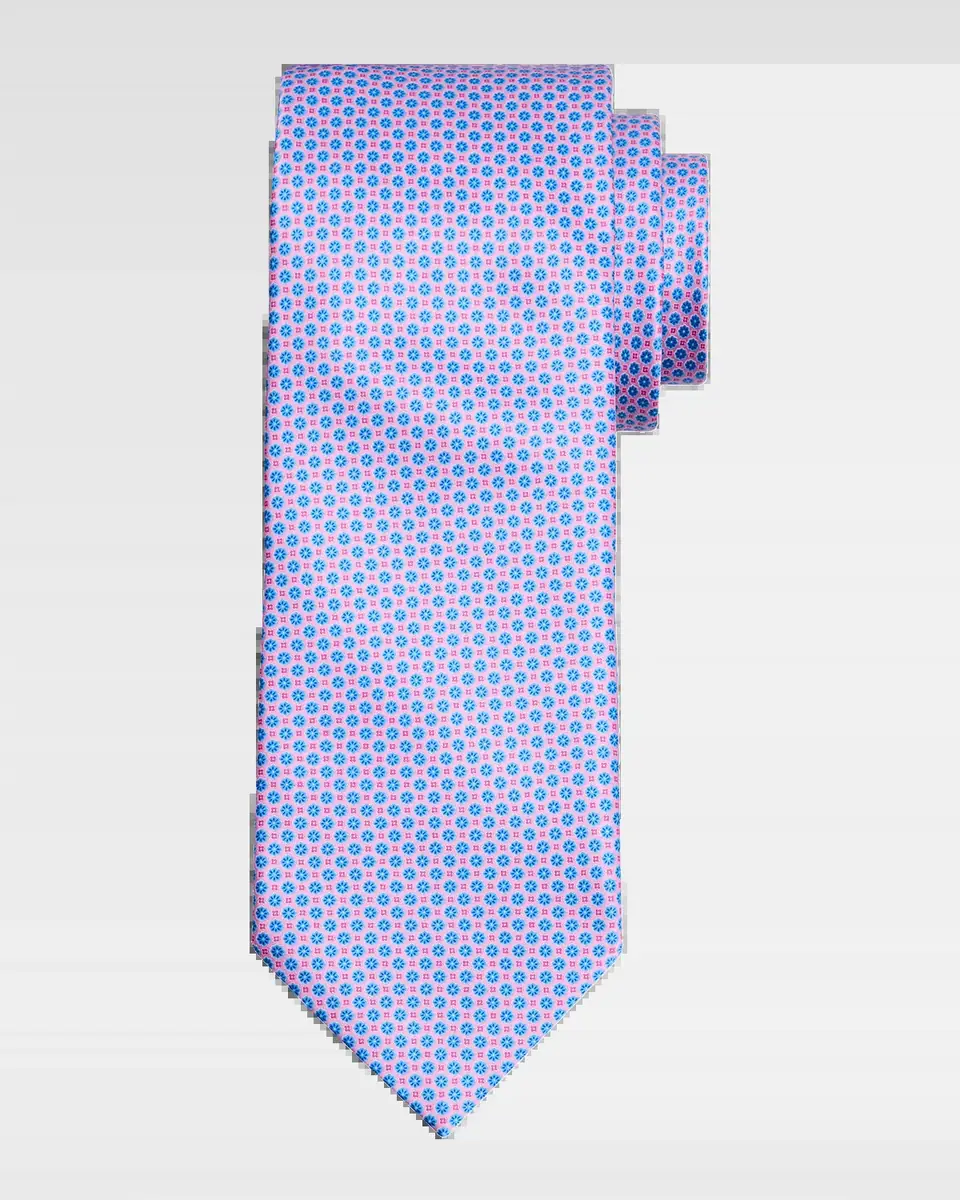 Stefano Ricci Men's Micro-Floral Silk Tie | Thumbnail 2