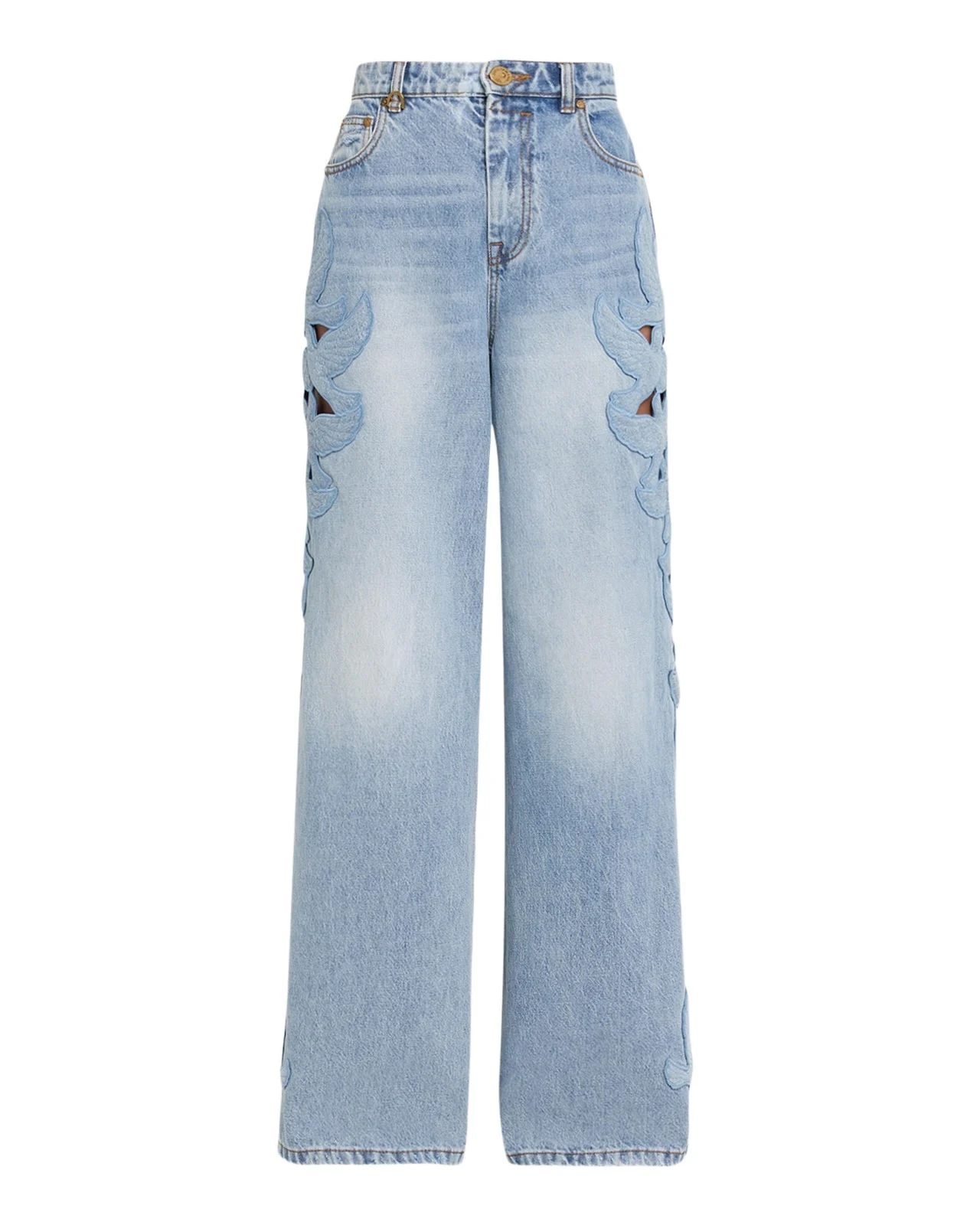 Alchemy Appliqué Relaxed Flare Jeans