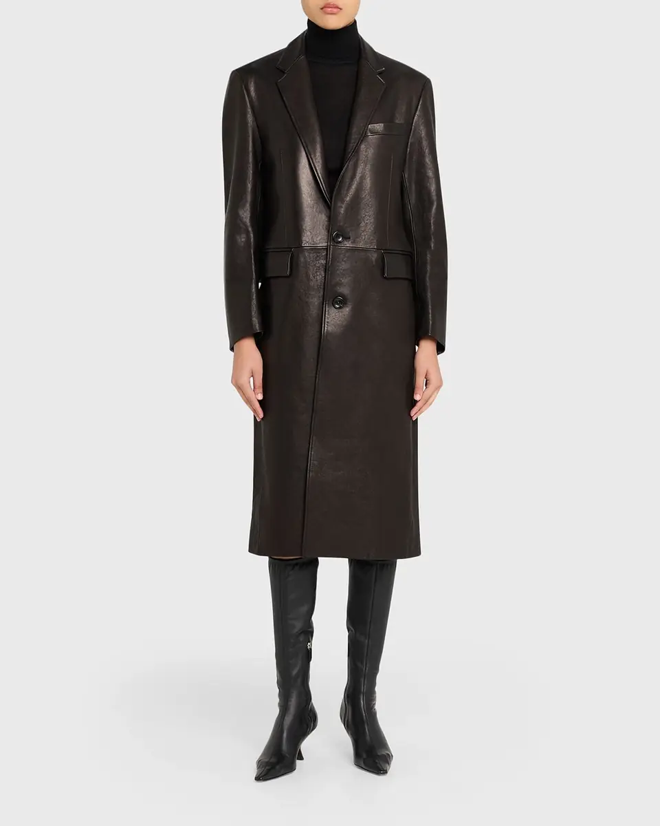 TONYWACK Vegetable-Tanned Leather Coat | Thumbnail 2