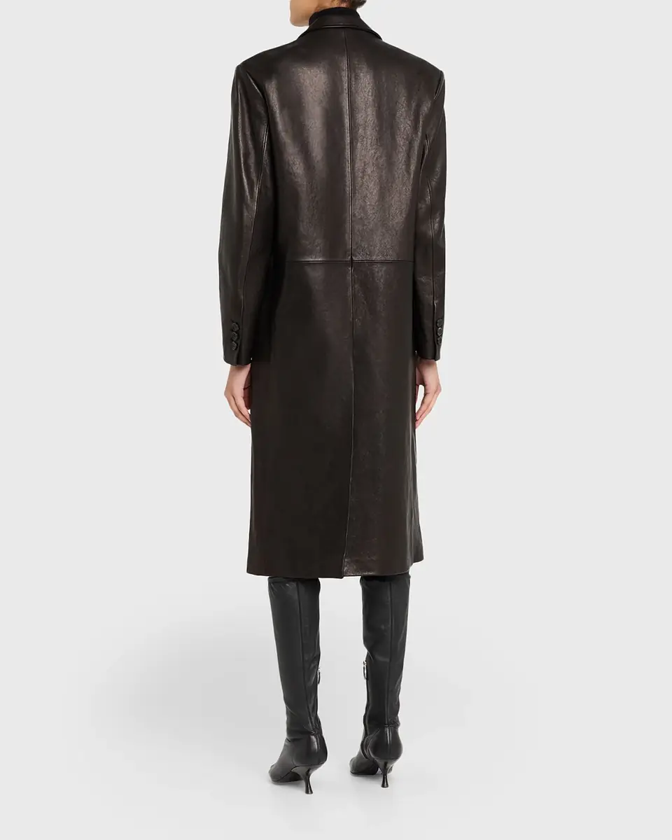 TONYWACK Vegetable-Tanned Leather Coat | Thumbnail 3