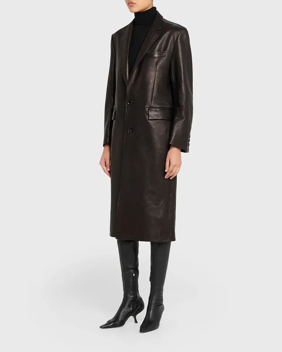 TONYWACK Vegetable-Tanned Leather Coat | Thumbnail 4