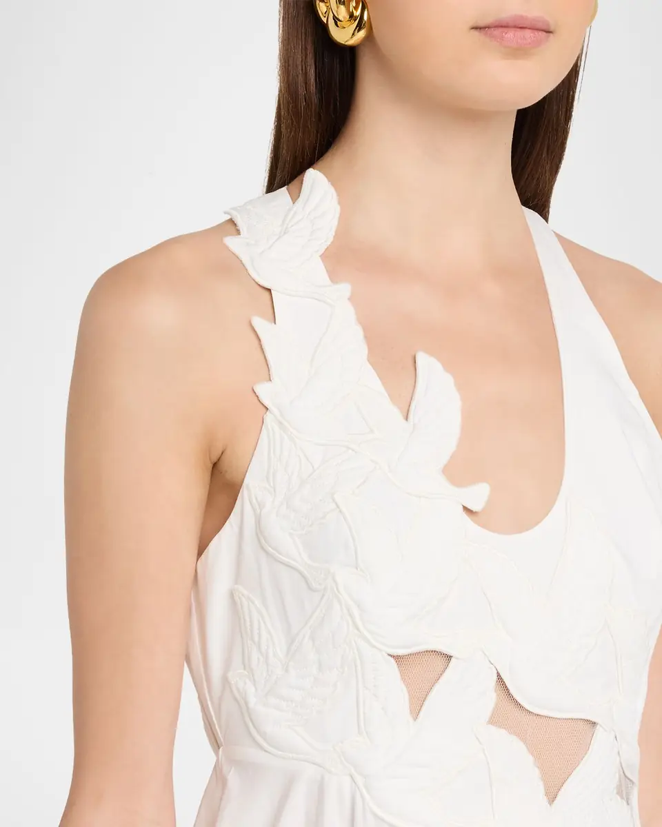 Zimmermann Luna Appliqué Midi Dress | Thumbnail 5 Zimmermann Luna Appliqué Midi Dress | Thumbnail 5