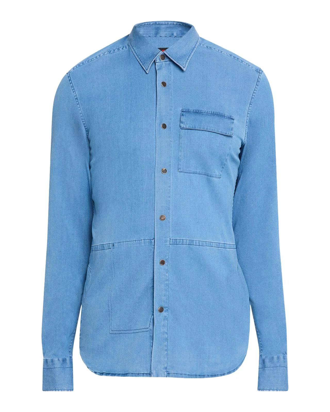 Men's Denim Snap-Button Shirt