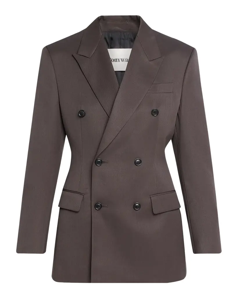 TONYWACK Double-Breasted Wool Blazer | Image 1 TONYWACK Double-Breasted Wool Blazer | Image 1