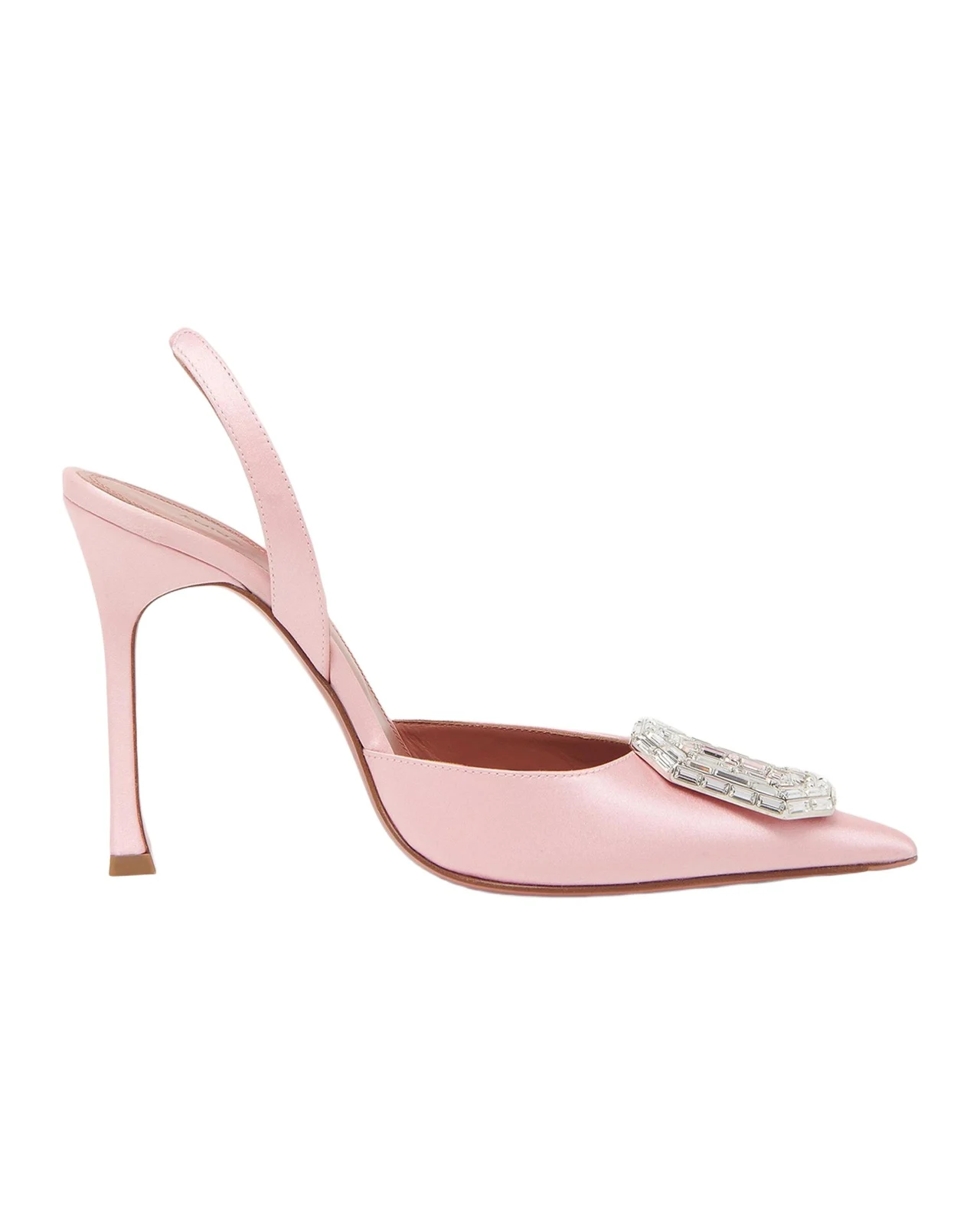 Camelia 105mm Satin Slingback Pumps Camelia 105mm Satin Slingback Pumps